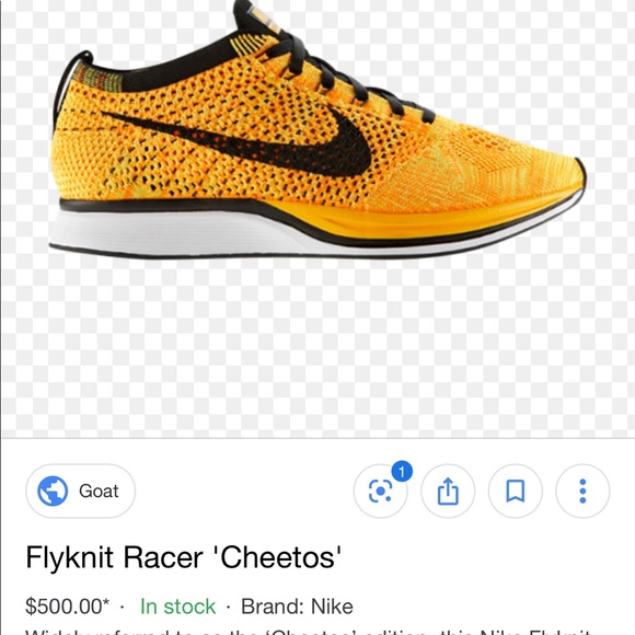 nike flyknit racer cheetos